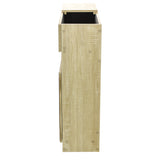 シャビーウッド色モールディングありシャンプーキャビネット【下台】