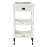 白色アンティークワゴン【ルシール】