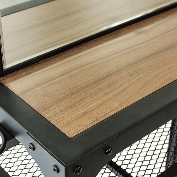 黒色のアイアンドレッサーの詳細写真【ロジェ】