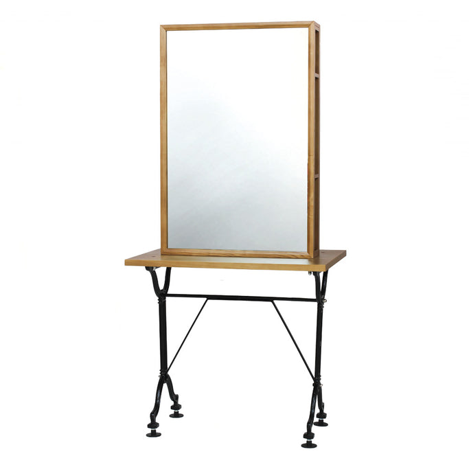 両面ミシン脚ウッドドレッサー【リレア】