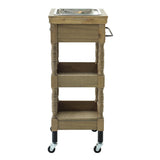 ブラウン色アンティークワゴン【ルシール】