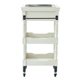 白色アンティークワゴン【ルシール】