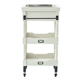 白色アンティークワゴン【ルシール】