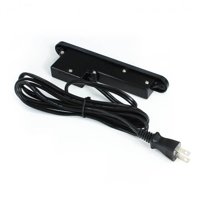 ブラック色USBコンセントプラグの上面