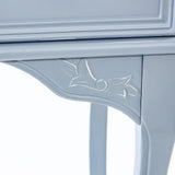 ブルーグレー色ネコ脚ネイルテーブルの詳細6