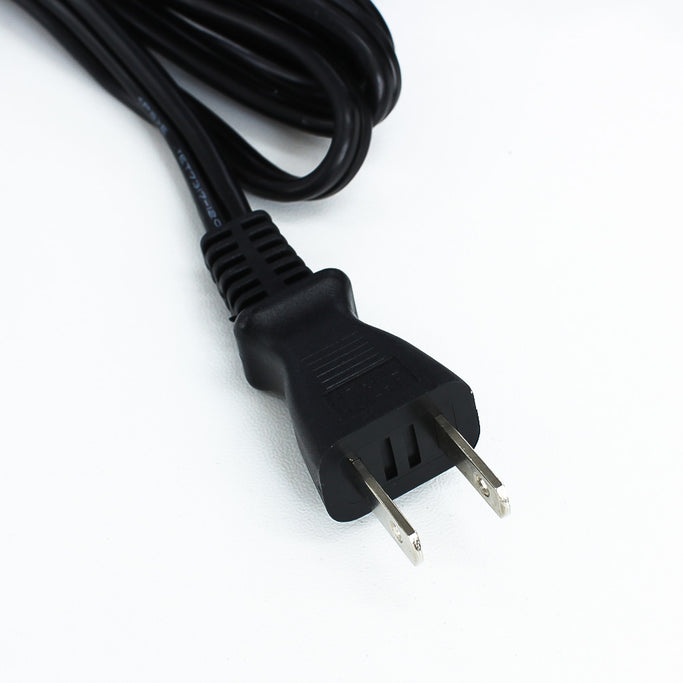 ブラック色USBコンセントプラグのコード