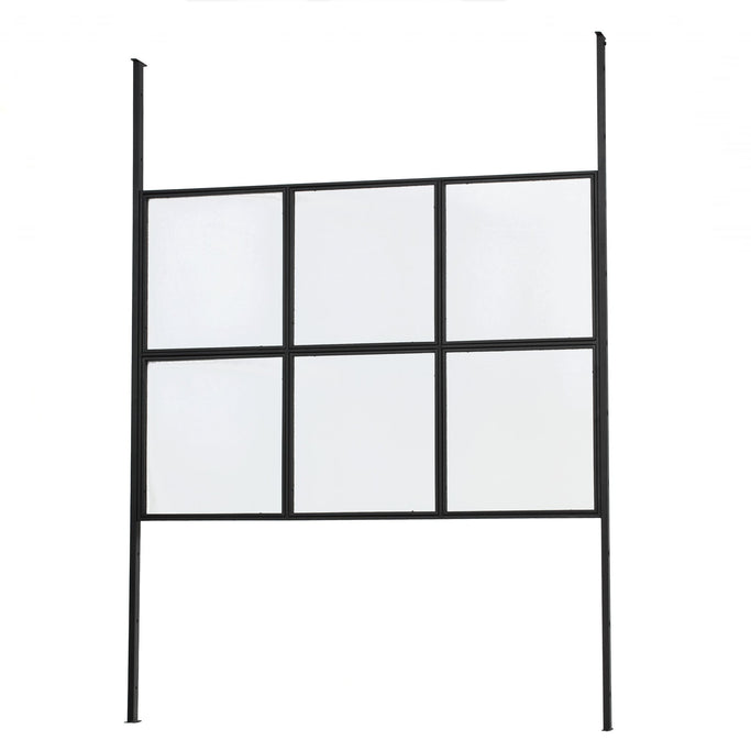 ブラック色アイロンパーテーション