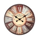 木材模様のウォールクロック 【1032-1】