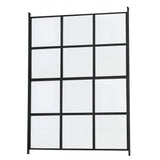 ブラック色アイロンパーテーション