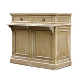 シャビーウッド色レジカウンター