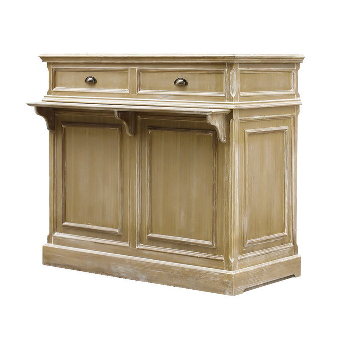 シャビーウッド色レジカウンター