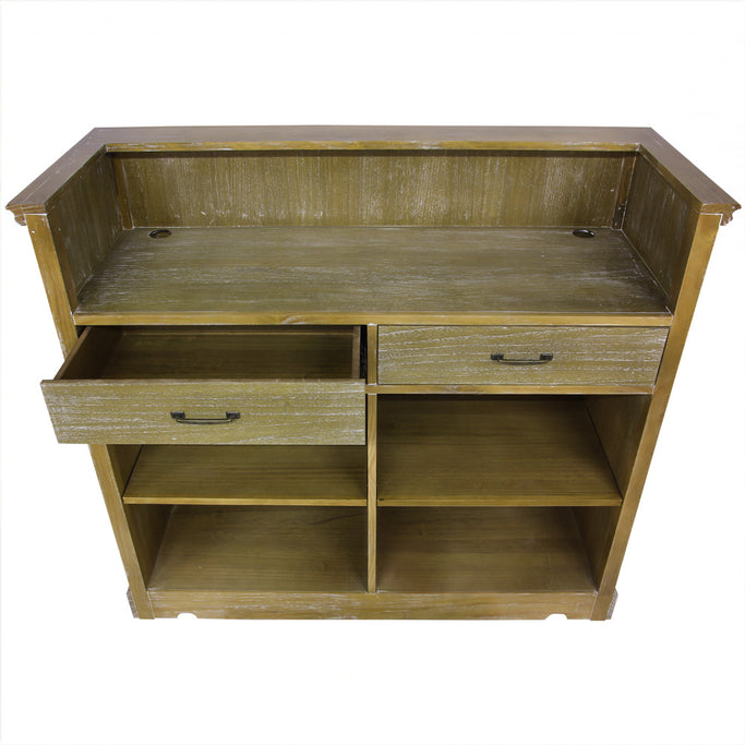 ヘリンボーンレセプションカウンターの詳細