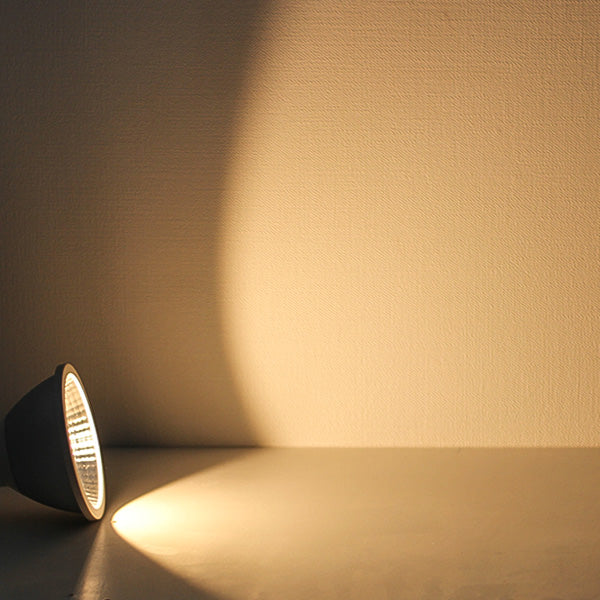 LEDビームランプをつけている写真