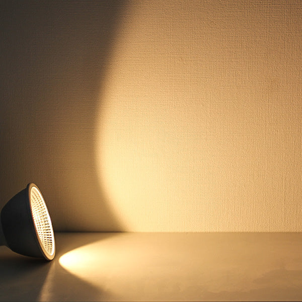 LEDビームランプをつけている写真