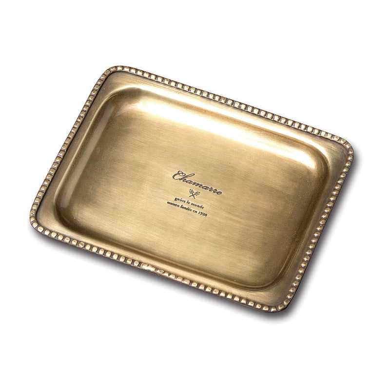 アンティークゴールド色【CHAMARRE】トレイ：S