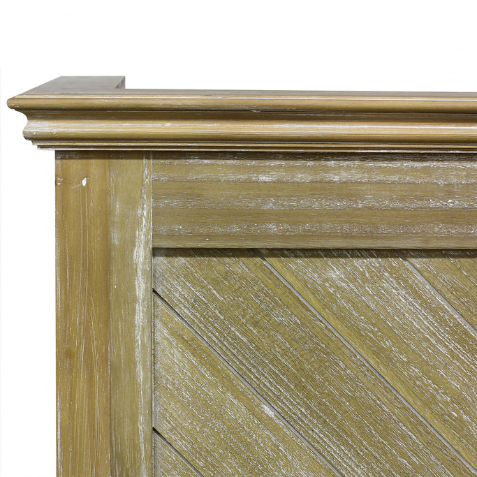 シャビーウッド色レジカウンターの詳細