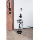 エントランスに傘が入っている傘立て