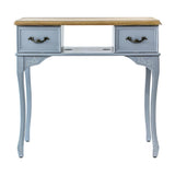 ブルーグレー色ネコ脚ネイルテーブル