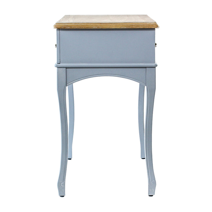 ブルーグレー色ネコ脚ネイルテーブル