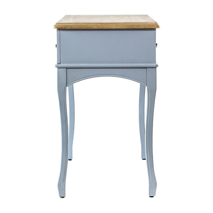 ブルーグレー色ネコ脚ネイルテーブル