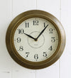 銅色ウォールクロック