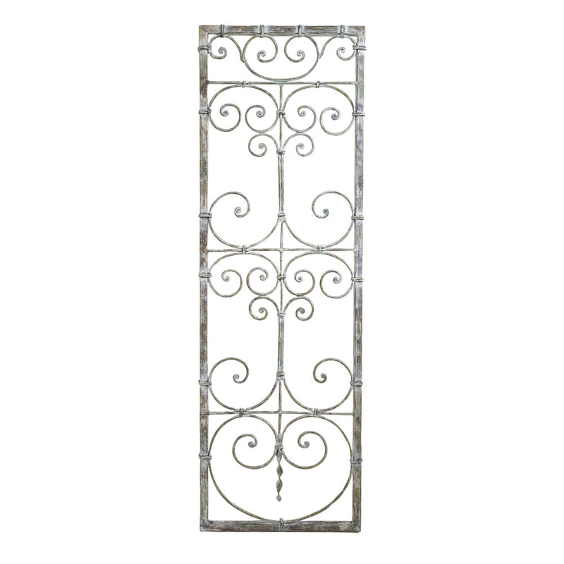 アンティーク・グレー色アイアンパネル