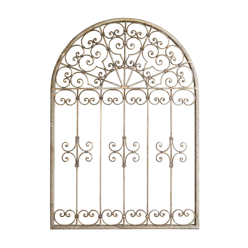 アンティーク調、ライトブラウン色アイアンパネル