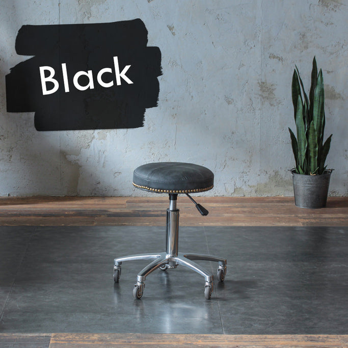 ブラック色鋲ありスツール