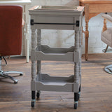 グレー色アンティークワゴン【ルシール】