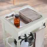 白色アンティークワゴン【ルシール】の詳細