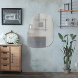 部屋にあるウォールアートミラー【スクエア型】