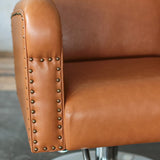 キャメルのセットチェア クイーンⅡの詳細写真　肘置き