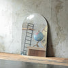 部屋にあるディスプレイ用ミラー【アーチ型】