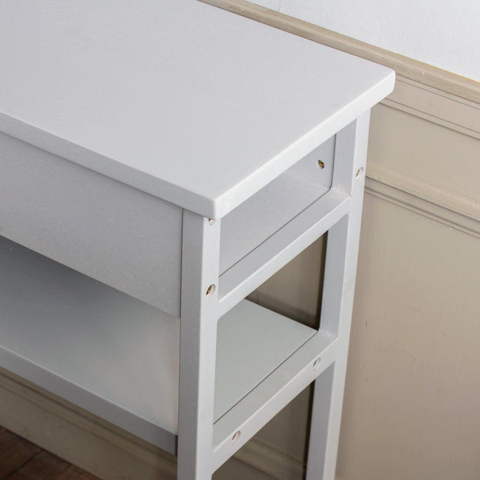 ホワイト色ワイドコンソールの詳細