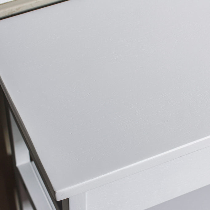 ホワイト色ワイドコンソールの詳細