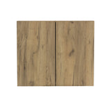 ライトブラウンウッド色のフラットシャンプーキャビネット【上台】