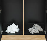 ナチュラルウッド色フラットシャンプーキャビネット【下台】の詳細