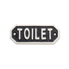 サインプレート TOILET ブラック