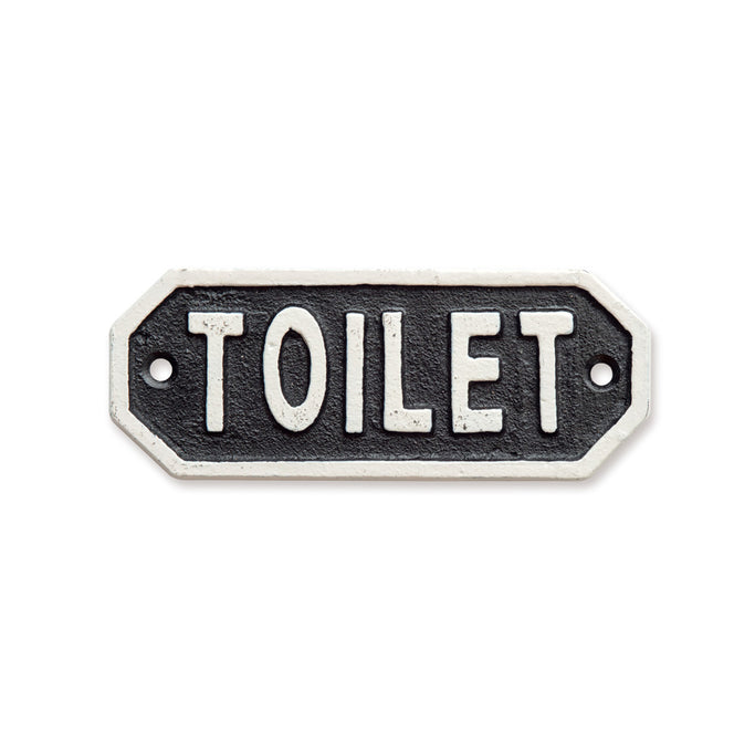 サインプレート TOILET ブラック