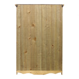 シャビーウッド色壁掛け商品棚【ウォールラック】裏面