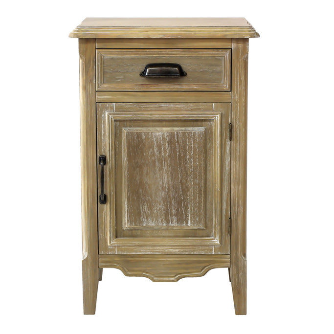 シャビーウッド色サイドテーブル