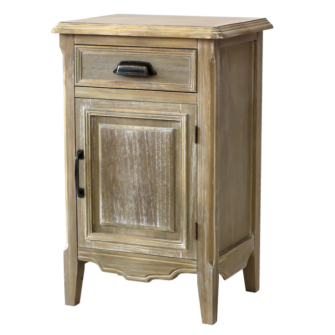 シャビーウッド色サイドテーブル