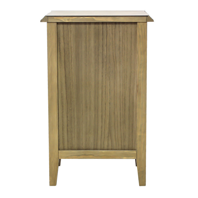 シャビーウッド色サイドテーブル