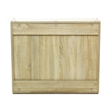 シャビーウッド色モールディングありシャンプーキャビネット【上台】