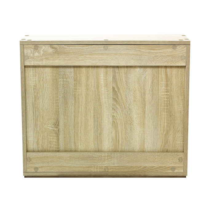 シャビーウッド色モールディングありシャンプーキャビネット【上台】