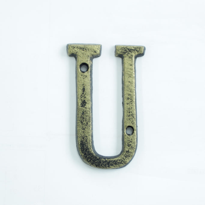 アルファベットオブジェ【U】