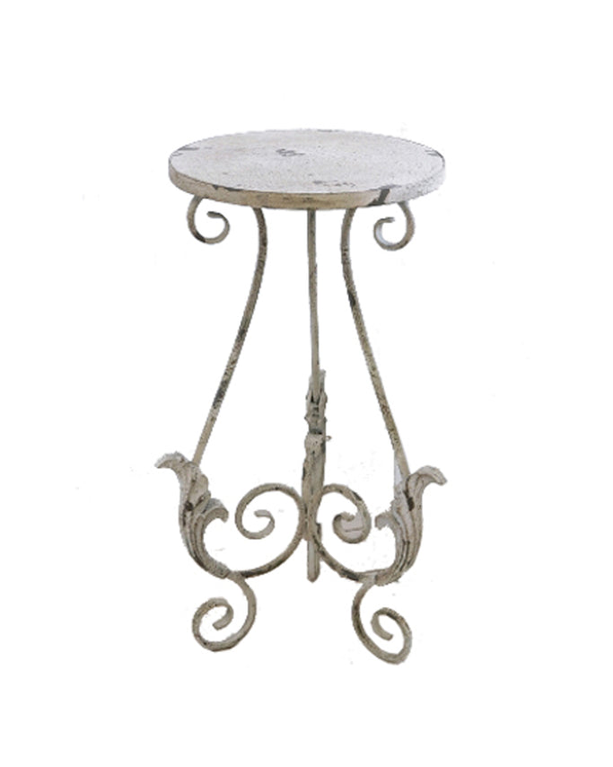 ホワイト色スモールテーブル