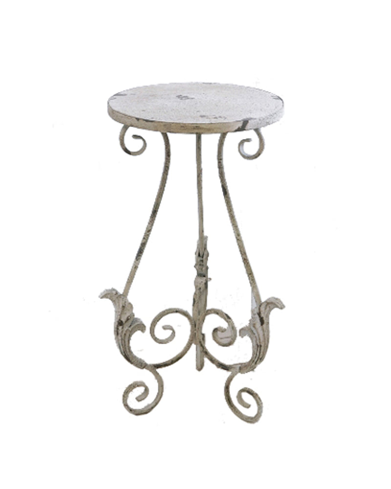 ホワイト色スモールテーブル