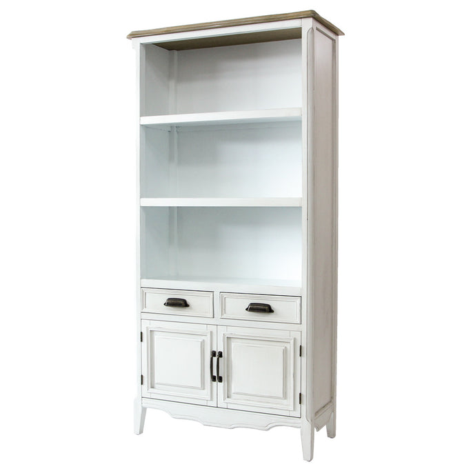 ホワイト色店販用キャビネット【ストレート脚】