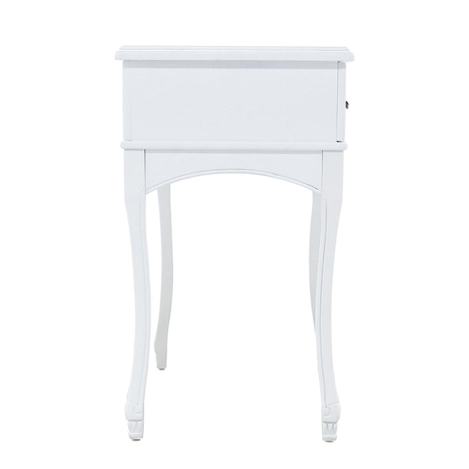 ホワイト色ネコ脚ネイルテーブル